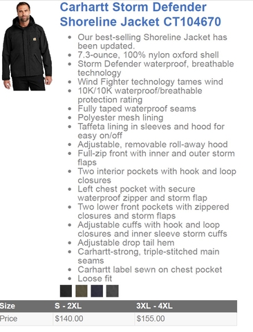 Carhart CT104670