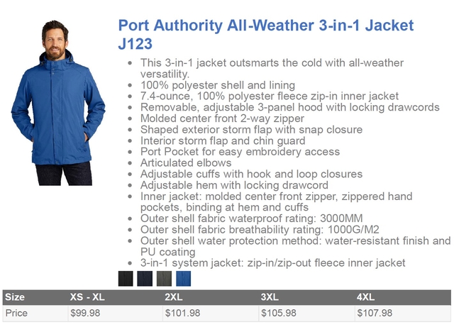 Port Athority J123